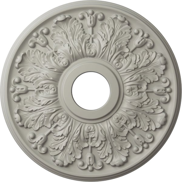 Ekena Millwork Apollo Ceiling Medallion (Fits Canopies up to 5 5/8"), 16 1/2"OD x 3 5/8"ID x 1 1/8"P, Pot of Cream CM16APPCF - main